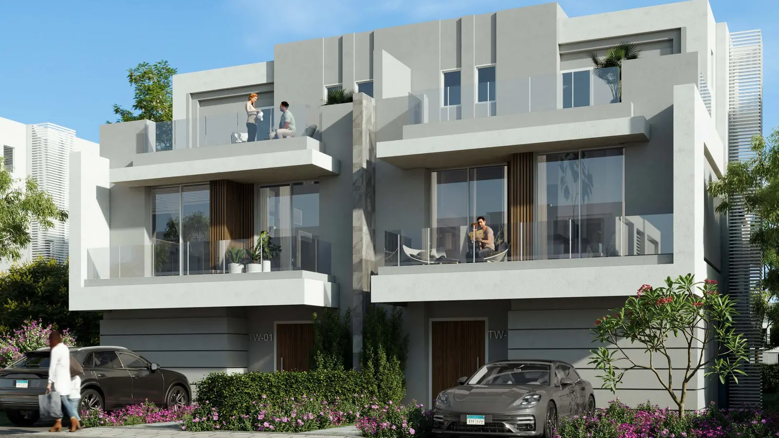 El Patio Town townhouses with private gardens
