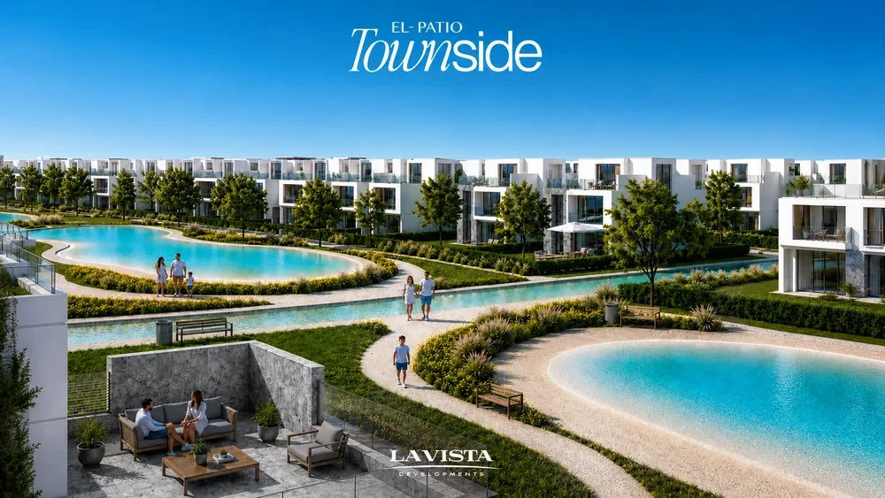 Architectural rendering of El Patio Town Side